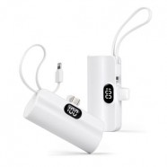 시크론 도킹형 듀얼 LED 디스플레이 보조배터리 5,000mAh CC-510 (C타입메인)